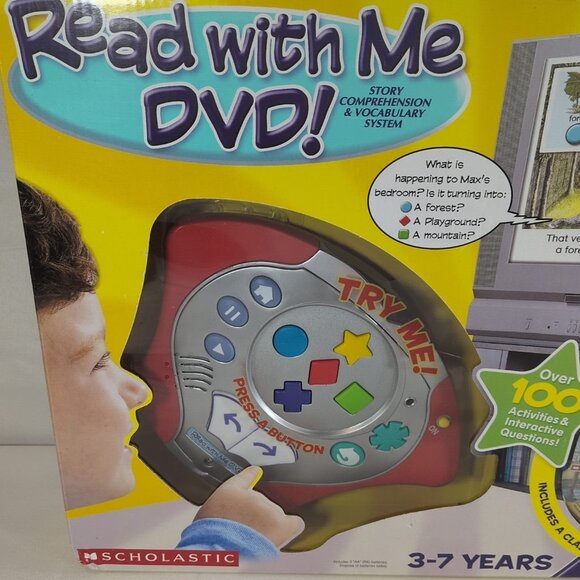 NEW Scholastic Fisher Price Read With Me DVD System Where The Wild Things Are - Picture 2 of 16